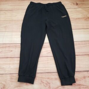 Adidas Sweatpants Mens Extra Large Black Gold Jogger Logo Athletic Gym‎ Training